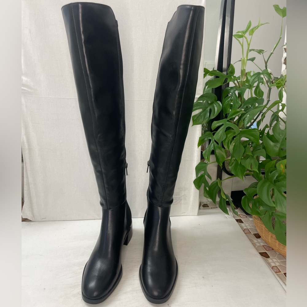 Calvin Klein Jotty Over-The-Knee Boot 7.5M Black - Picture 4 of 9